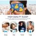 Haskirky Light Blocking Eye Mask Breathable and Adjustable Adult Men and Women Travel on Business Trips Yoga Meditation Light Smooth Comfortable Eye Mask Office Deep Sleep Goodies Cool Duck - Buy Online on SooperMarket.com