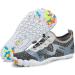Men's Barefoot Quick-Dry Water Shoes - Outdoor Athletic Sport Shoes for Kayaking, Boating, Hiking, Surfing, Walking - Size 11 Women/9.5 Men - Light Gray - Buy Online on SooperMarket.com