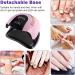 268W UV LED Nail Dryer for Gel Polish | 57 Dual Light Beads, 4 Timer Settings, Auto Sensor - Buy Online on SooperMarket.com