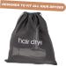 BELLIFFY 1pc Hair Dryer Storage Bag Storage Bags for Travel Hairdryer Bag for Women Travel Hair Dryer Canvas 33.00X30.00X0.50CM Dark Grey - Buy Online on SooperMarket.com