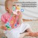 Ulapithi Spinner Sensor Toys for Toddlers | Soft Montessori Travel-Pull String Activity Toys for Babies | Pink Child-Friendly Fun - Buy Online on SooperMarket.com