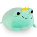 JUNERAIN Super Soft Frog Plush Stuffed Animal Cute Frog Squishy Hugging Pillow Adorable Frog Plushie Toy Gift for Kids Toddlers Children Girls Boys Baby Cuddly Plush Frog Decoration 35cm Mint Green 35cm