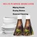 Boccsty Wine Glasses Hanging Kitchen Towels Set - 2 Pieces Farmhouse Hand Towels for Bathroom and Kitchen Decor - Buy Online on SooperMarket.com