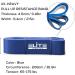 Pull Up Resistance Bands Set - Assist Exercise Bands for Stretching Mobility & Resistance Training - Long Workout Bands in Blue - Buy Online on SooperMarket.com