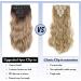 Dark Ash Blonde Clip in Hair Extensions - Long Wavy Full Head - Synthetic Fiber - 4pcs for Women - Buy Online on SooperMarket.com