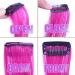 12 Pcs Colored Hair Extensions Colorful Clip in Hair Extensions 22 inch Synthetic Straight Hair Extensions for Kids Girls Women Red series - Buy Online on SooperMarket.com