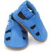 Dotty Fish Soft Leather Baby Shoes | Toddler Sandals, Non-slip | 0-6 Months to 3-4 Years | 18-24 Months | Sky Blue - Buy Online on SooperMarket.com