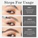 NewBang Eyebrow Pencil Set - Waterproof Microblading Pen for Natural, Longlasting Eyebrows - Dark Brown - Buy Online on SooperMarket.com