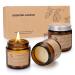 Fragrance candles gift set for women 3 different scents aromatherapy candles for stress relief soy wax candles gifts for mother Christmas birthday Valentine's Day meditation bathroom yoga