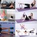 YXILEE Pilates Ring Circle Set - Home Workout Equipment for Women - Booty Bands, Mini Exercise Ball for Legs and Thighs - Purple - Buy Online on SooperMarket.com