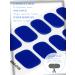 Kalolary 32PCS Cured Gel Nail Polish Strips Adhesive Full Wrap Gel Nail Art Sticker Waterproof Gel Nail Wrap Stickers with Nail File and Stick(UV/LED Lamp Required) (Ultramarine Blue) - Buy Online on SooperMarket.com