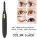 Professional Quick Heating Long Lasting Eyelash Curling Tool with Comb Heated Eyelash Curler for Women Battery Powered Electric Eye Lashes Curler for Make Up(Black) - Buy Online on SooperMarket.com