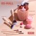 BS-MALL 18-Piece Makeup Brush Set with 5 Makeup Sponges & Holder Case - Buy Online on SooperMarket.com