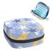Starfish Pattern Sanitary Napkin Storage Bag Feminine Menstrual Cup Pouches Nursing Pad Holder Tampon Bags Portable Period Bag for Women Teen Girls 1Pcs Multi-colored 4