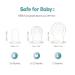 Baby Fruit Feeder Pacifier (2 Pack) for Toddler | BPA Free Silicone Teether | Soothing Gum Relief | Infant Teething Toy with Various Nipple Sizes - Buy Online on SooperMarket.com