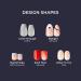 KISS IMPRESS PRESS-ON Manicure One More Chance | Short Quadratic Nails with PureFit Technology | Includes Cleaning Pad Mini File & 30 Artificial Nails - Buy Online on SooperMarket.com