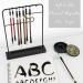 Jolensoy 9-Pins Calligraphy Sumi Brush Hanger - Metal Wenge Holder for Chinese Calligraphy Brushes - Perfect for Home Office or Study Room - Buy Online on SooperMarket.com