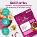 Navitas Organics Goji Berries 16 oz - Organic, Non-GMO, Sulfite-Free Superfood - Buy Online on SooperMarket.com