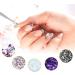 KMZ 4 Pcs Stainless Steel Nail Art Kit - Professional Ball End Dotting Pen & Brushes for Rhinestone & Polymer Clay Designs - Buy Online on SooperMarket.com