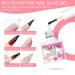 Saviland Gel x Nail Kit | 240pcs Matte Medium Square Nails + Glue | UV Lamp & Tools | Nail Extensions Set for Women DIY | A2-Medium Square Gel - Buy Online on SooperMarket.com