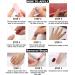Runrayay Black Butterfly Press-On Nails for Women & Girls | Long Full-Cover Nail Tips with Nail Fans | Festival & Salon Quality - Buy Online on SooperMarket.com