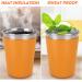 Kids Stainless Steel Sippy Cups 12oz - Spill Proof with Straws and Lids - Toddler Insulated Tumblers - 5 Pack Multicolor - Buy Online on SooperMarket.com
