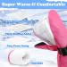Sarfel Waterproof Toddler Mittens | Kids Snow Gloves for Baby Winter | 2-3 Years | Hot Pink - Buy Online on SooperMarket.com