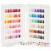 MYLEE Swatch Book - 120 Colour Slots Detachable Nail Colour Chart Display Book Comfortable and Easy to use - Clips in Nail Tips Professional Salon & Home use Portable