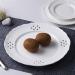 Dinnerware Dishes Plates Hollow Out Dessert Plate White Disc Home Kitchen Restaurant Coffee Shop Flat Plate Ceramic Fruit Plate Round Dinner Plate Dinner Restaurant Family Party Plates (Size : L) Large - Buy Online on SooperMarket.com
