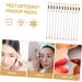 FOYTOKI 12pcs Eyebrow Pencil Sharpener Eyebrow Pencils Makeup Eyebrow Pen for Women Wooden White - Buy Online on SooperMarket.com