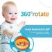 360 Degrees Gyro Bowl - Unspillable Toddler Snack Bowl, Dark Green - Buy Online on SooperMarket.com