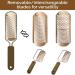 PrettyClaw Callus Remover Foot File - Pedicure Tool for Dead Skin & Corn Removal with 3 Blades, Free Pouch & Nail File - Buy Online on SooperMarket.com