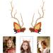 minkissy 2 Pairs Christmas Glow Barrette Christmas Hairpin Glowing Hairpin Girl Hair Accessories Girls Hair Ties Hair Ornaments for Women Xmas Hair Clips Antlers Deer Horns Hair Holder Ear - Buy Online on SooperMarket.com