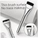 Flat Brush 5.4'' Flat Makeup Brush Thin Blade Liquid Brush Soft Bristles Contour Brush Concealer Brush for Streak-Free Coverage Natural Finish Liquid Brush - Buy Online on SooperMarket.com