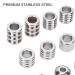 18PCS Stainless Steel Hair & Beard Beads for Braiding - Viking Style - Buy Online on SooperMarket.com
