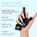 LKE Gel Nail Polish Kit with 72W UV Lamp | 6 Macaron Colors + Top & Base Coat | Manicure DIY Gifts for Women - Buy Online on SooperMarket.com