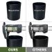 12 Pack 10oz Glass Candle Jars with Lids and Labels - Matte Black Empty Candle Jars for Making Candles Bulk Containers - Buy Online on SooperMarket.com