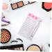 Gogogmee Magnetic Eyelash Board False Eyelashes Eyelash Display Board Lash Pallet Eyelash Holder Board Lash Extension Supplies Lash Storage Board Eyelashes Grafting Tool White Acrylic - Buy Online on SooperMarket.com