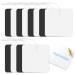 Extra Large Tens Unit Replacement Pads 4'' x 4 (12 Pcs) with Pad Holder Reusable and Self-Stick Electrodes TENS Pads Compatible with AUVON TENS 7000 EMS Machine (Latex-Free and NonIrritating)