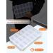 Sjqecyfv Tackle Box Organizer - 18 Grids Clear Plastic Craft & Bead Storage with Dividers | 1 Pack - Buy Online on SooperMarket.com