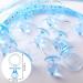 48 Pieces Baby Shower Decorations 24 Plastic Pacifiers and 24 Mini Clothes Pins Transparent Baby Showers Pacifiers Necklace Baby Girl Boy Pacifier Necklace for Party Favor Plastic Clothespins (Blue) - Buy Online on SooperMarket.com