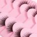 Gjinxi Half Lashes Natural Look Wispy False Eyelashes 15MM 3D Fluffy Faux Mink Lashes Wispy Cat Eye Lashes Look Like Extensions Curly Soft Fake Lashes 10 Pairs Style2 - Buy Online on SooperMarket.com