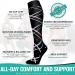 Copper Compression Socks for Women and Men | Medical Grade | Ideal for Running, Athletic, Nurses, and Travel | Large-X-Large Size | 03 Black/Red/Gray Design - Buy Online on SooperMarket.com