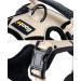 Shop Lionto Adjustable Padded Anti-Pull Dog Harness - Reflective Safety Harness Size S Beige | International Shipping Available - Buy Online on SooperMarket.com