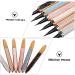 HAPINARY 2pcs Diamond Eyeliner Precise Eyeliner Self Stamp Lash Gold Eyeliner Cosmetic Pens Rose Gold Plated 1 count (Pack of 1) Black - Buy Online on SooperMarket.com