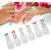 Glitter Soak Off Gel Nail Art Tool 6 Colors Nail Art UV Gel Manicure Polish Gift Set Non-Toxic Safe for Nails Eye-Catching Colors Lightweight & Portable Holographic Laser - Buy Online on SooperMarket.com