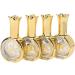 Yawdil 20ml Refillable Sample On Container Perfume Essential Gold Bottles Crystal Bottles Oil Glass Gold Electroplated Decorative Travel Empty Mini Carved Liquid Pressed Glass Bottle One Color RY0691 - Buy Online on SooperMarket.com