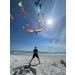 HONBO Large Delta Kite for Kids & Adults - Easy-to-Fly Beach Kite with Colorful Tail - Includes String Line - Ideal for Beginners - Buy Online on SooperMarket.com