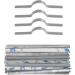 150-Pack Aluminum Nose Bridge Strips for DIY Sewing Masks - Nose Wire for Crafts and Face Masks - Buy Online on SooperMarket.com