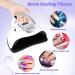 280W UV LED Nail Lamp for Fast Gel Nail Curing | 4 Timers, 66 Beads | Home and Salon Nail Polish Dryer - Buy Online on SooperMarket.com